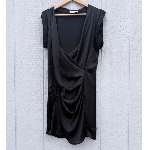 MARELLA Tops - MARELLA max mara black 100% silk avant garde sleeveless artsy longline tunic top